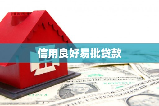 白朗信用良好易批贷款