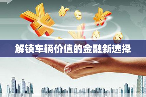 白朗解锁车辆价值的金融新选择