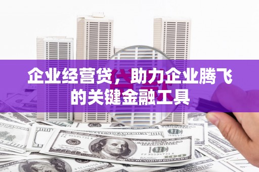 白朗企业经营贷，助力企业腾飞的关键金融工具
