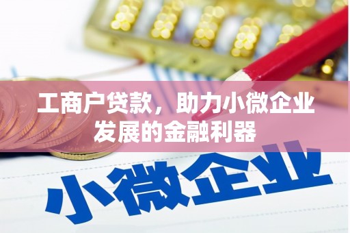 白朗工商户贷款，助力小微企业发展的金融利器