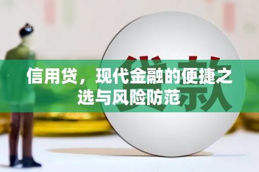 白朗信用贷，现代金融的便捷之选与风险防范