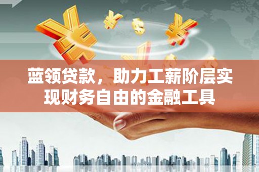 白朗蓝领贷款，助力工薪阶层实现财务自由的金融工具
