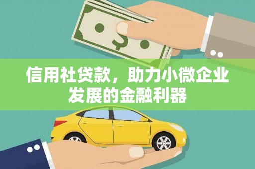白朗信用社贷款，助力小微企业发展的金融利器
