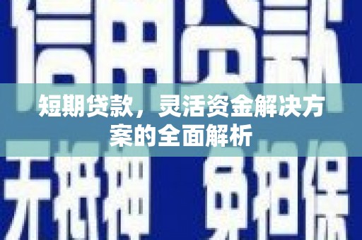 白朗短期贷款，灵活资金解决方案的全面解析
