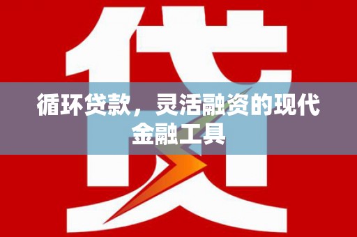 白朗循环贷款，灵活融资的现代金融工具