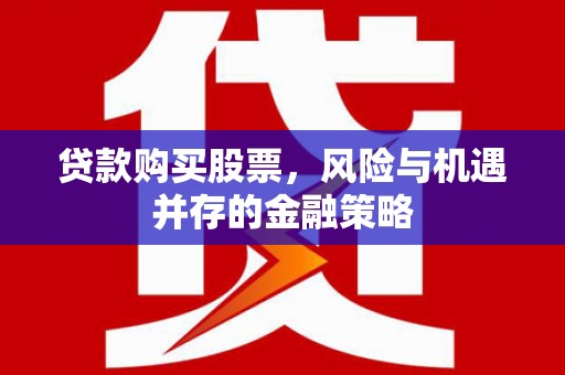 白朗贷款购买股票，风险与机遇并存的金融策略