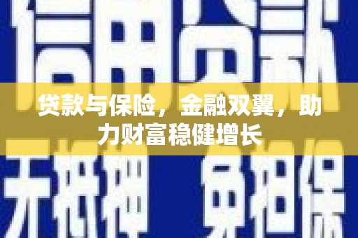 白朗贷款与保险，金融双翼，助力财富稳健增长