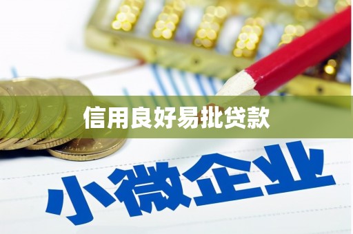 白朗信用良好易批贷款