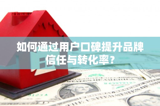 白朗如何通过用户口碑提升品牌信任与转化率？