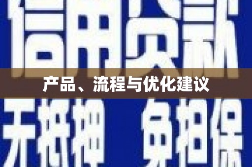 白朗产品、流程与优化建议
