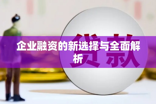 白朗企业融资的新选择与全面解析